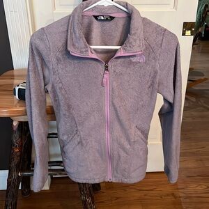 Youth North Face zip up fleece jacket